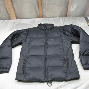 Burton AK Down Jacket Womens Small Black Puffer Full Zip Skiing Ripstop Winter